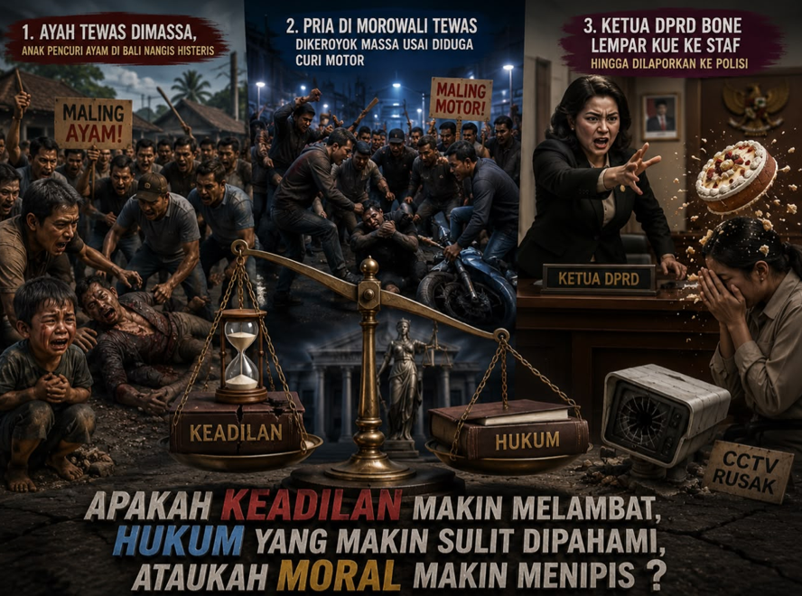 Apakah Keadilan Makin Melambat, Hukum Makin Sulit Dipahami, ataukah Moralitas Kian Menipis?